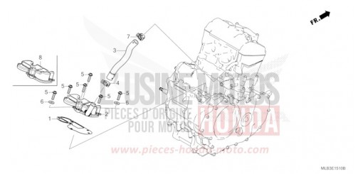 COUVERCLE DE RENIFLARD CB750AS de 2025